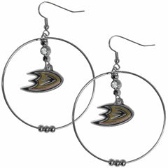 Anaheim Ducks® 2 Inch Hoop Earrings - Siskiyou Buckle