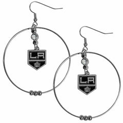 Los Angeles Kings® 2 Inch Hoop Earrings - Siskiyou Buckle