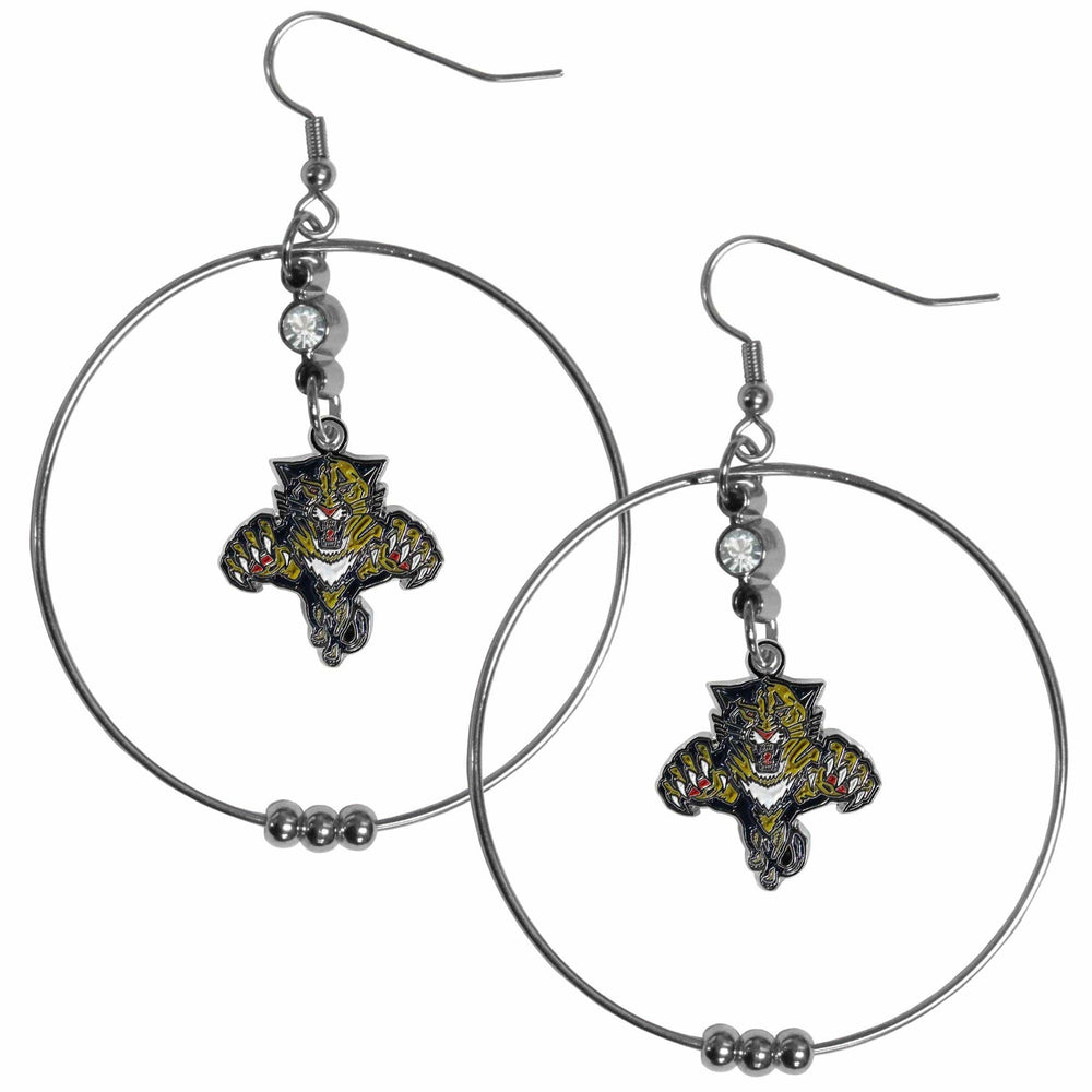 Florida Panthers® 2 Inch Hoop Earrings - Siskiyou Buckle