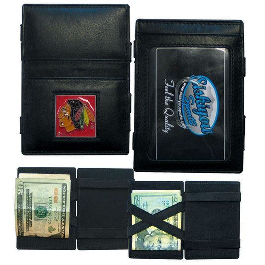 Chicago Blackhawks® Leather Jacob's Ladder Wallet - Siskiyou Buckle
