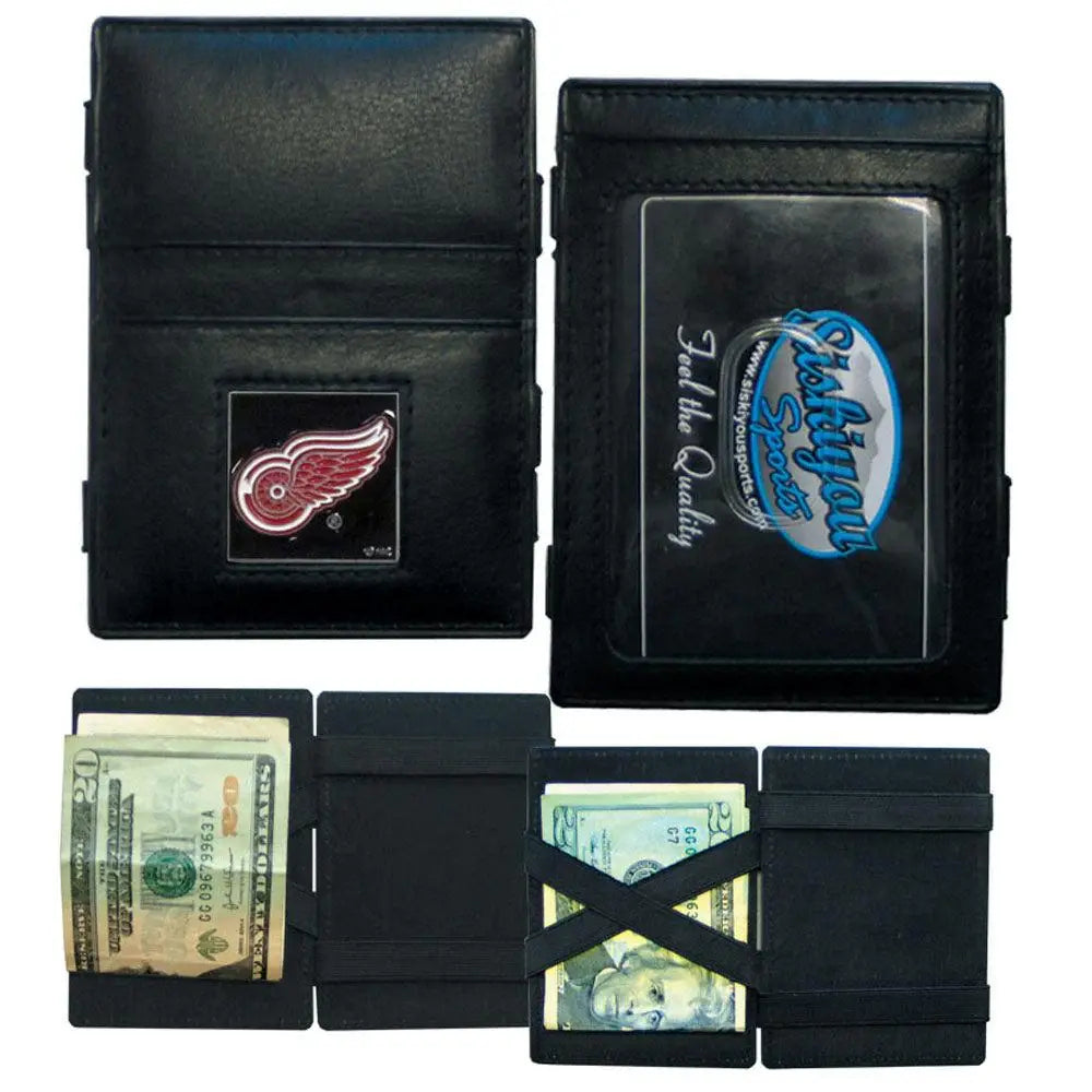 Detroit Red Wings® Leather Jacob's Ladder Wallet - Siskiyou Buckle - Flyclothing LLC