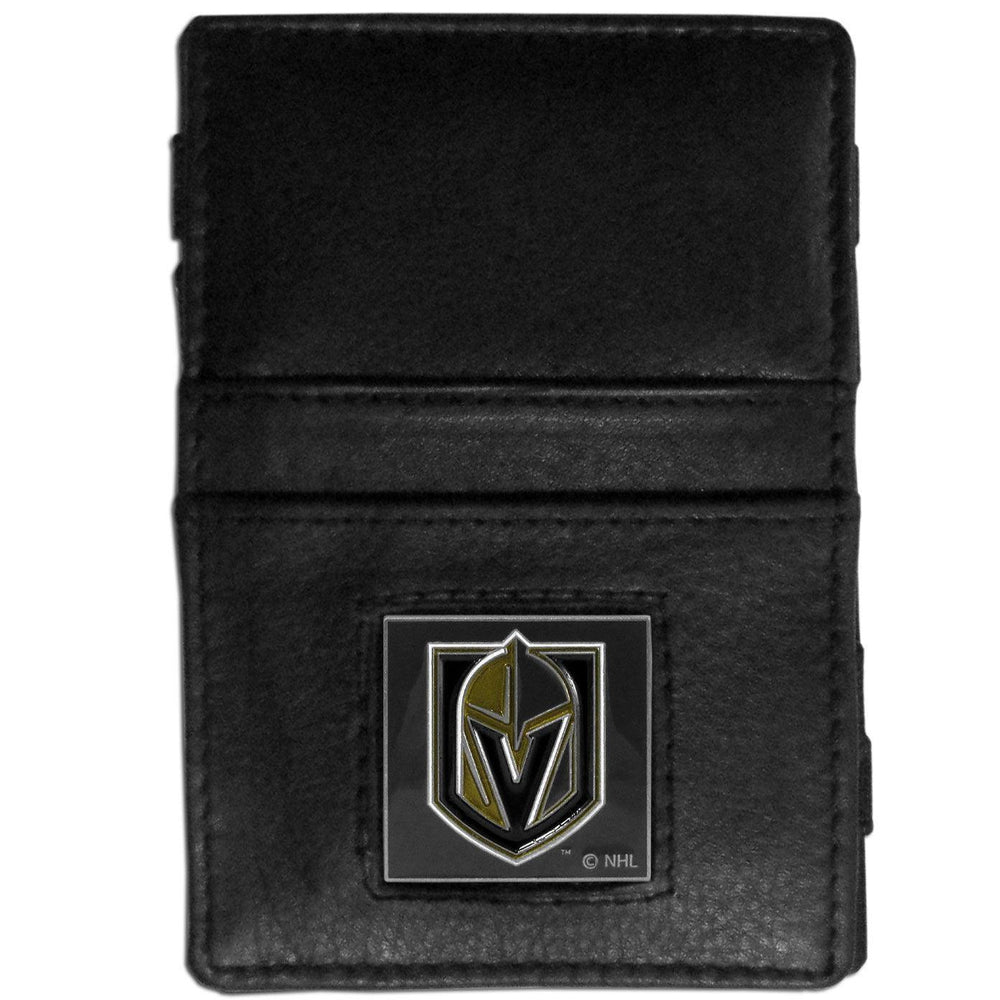 Las Vegas Golden Knights® Leather Jacob's Ladder Wallet - Siskiyou Buckle