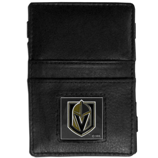 Las Vegas Golden Knights® Leather Jacob's Ladder Wallet - Siskiyou Buckle