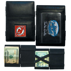 New Jersey Devils® Leather Jacob's Ladder Wallet - Flyclothing LLC