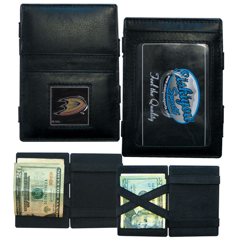 Anaheim Ducks® Leather Jacob's Ladder Wallet - Siskiyou Buckle
