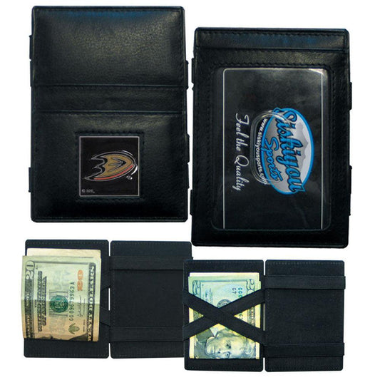 Anaheim Ducks® Leather Jacob's Ladder Wallet - Siskiyou Buckle