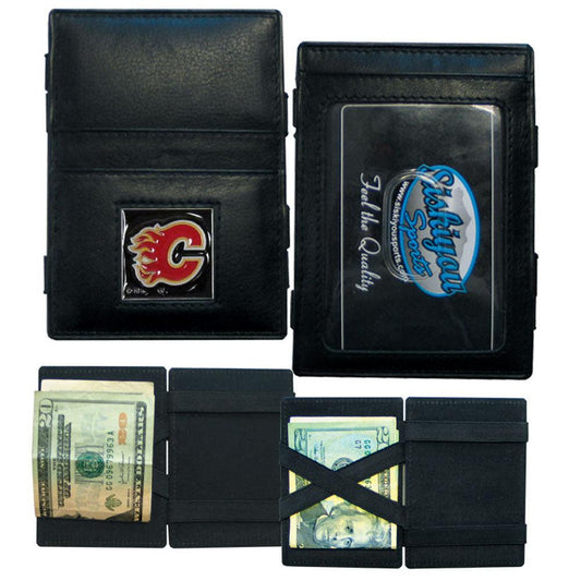 Calgary Flames® Leather Jacob's Ladder Wallet - Flyclothing LLC