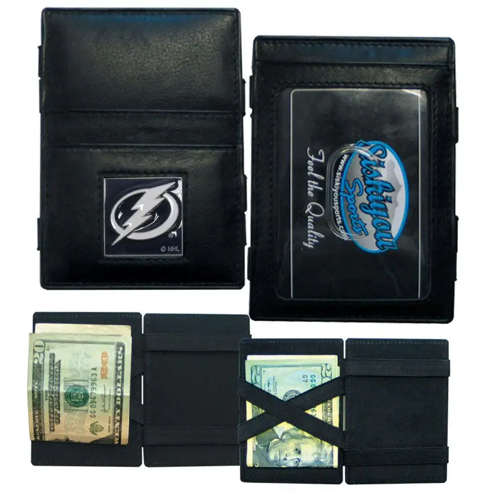 Tampa Bay Lightning® Leather Jacob's Ladder Wallet - Siskiyou Buckle - Flyclothing LLC