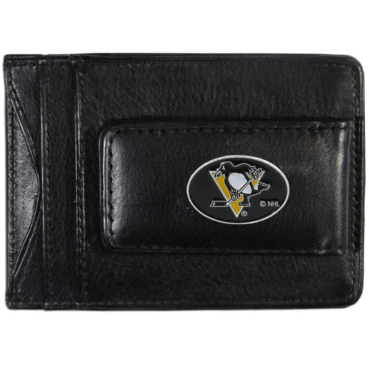 Pittsburgh Penguins® Leather Cash & Cardholder - Siskiyou Buckle