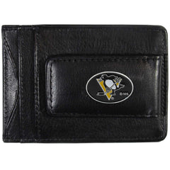 Pittsburgh Penguins® Leather Cash & Cardholder - Siskiyou Buckle