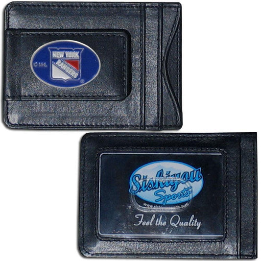 New York Rangers® Leather Cash & Cardholder - Siskiyou Buckle