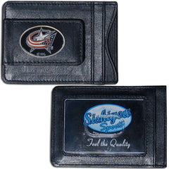 Columbus Blue Jackets® Leather Cash & Cardholder - Flyclothing LLC