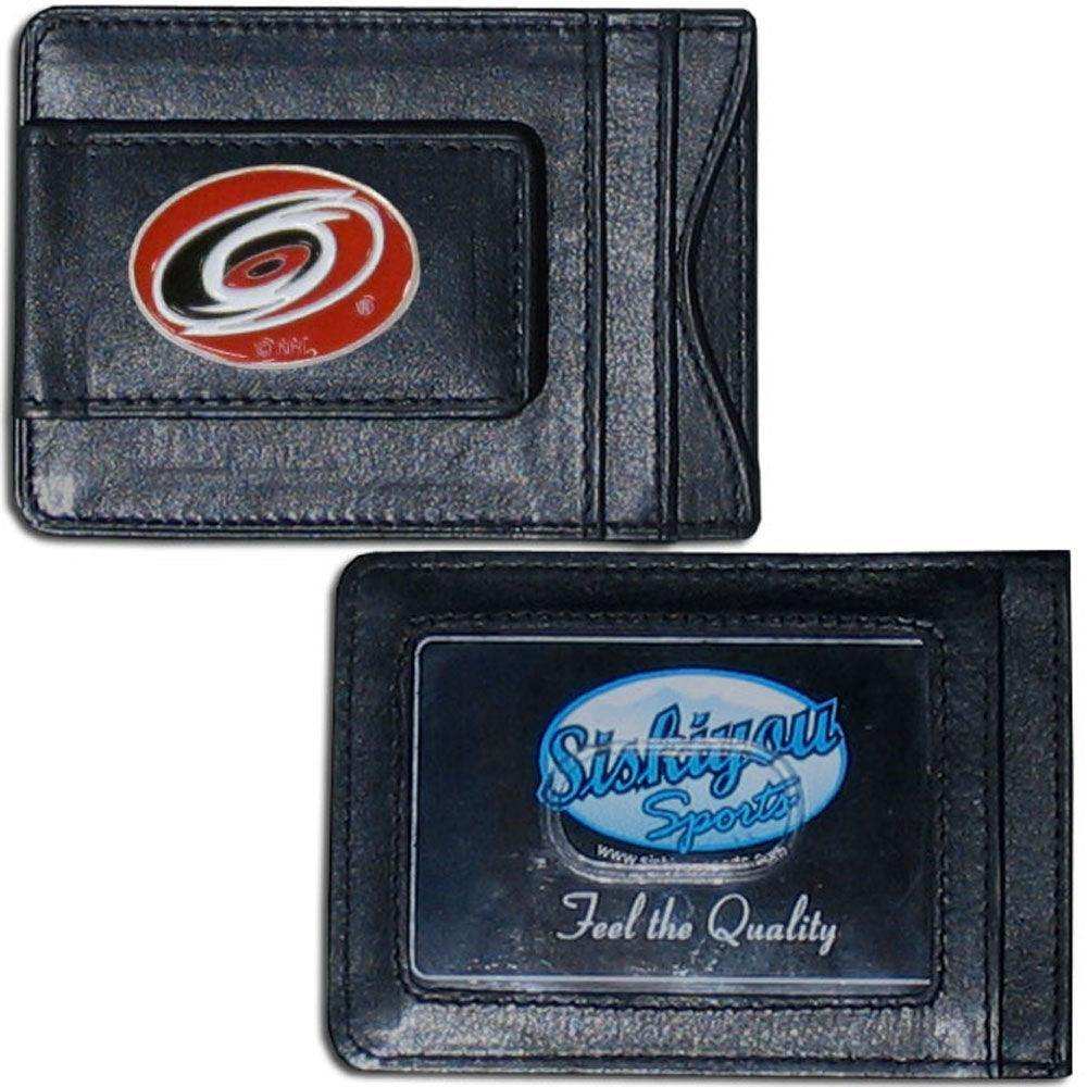 Carolina Hurricanes® Leather Cash & Cardholder - Siskiyou Buckle - Flyclothing LLC
