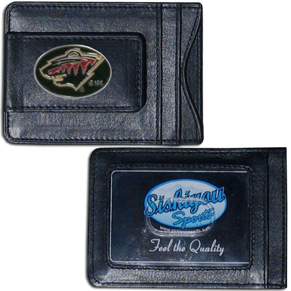 Minnesota Wild® Leather Cash & Cardholder - Siskiyou Buckle - Flyclothing LLC