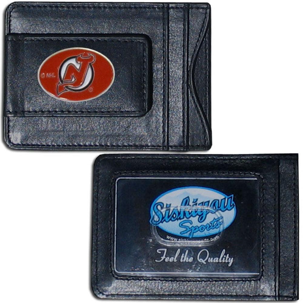 New Jersey Devils® Leather Cash & Cardholder - Flyclothing LLC