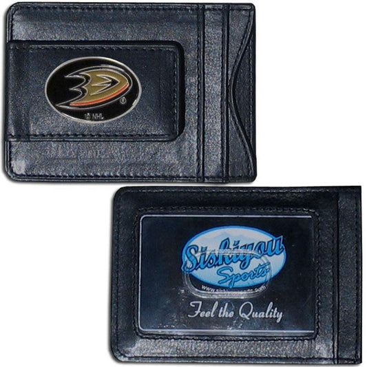 Anaheim Ducks® Leather Cash & Cardholder - Siskiyou Buckle
