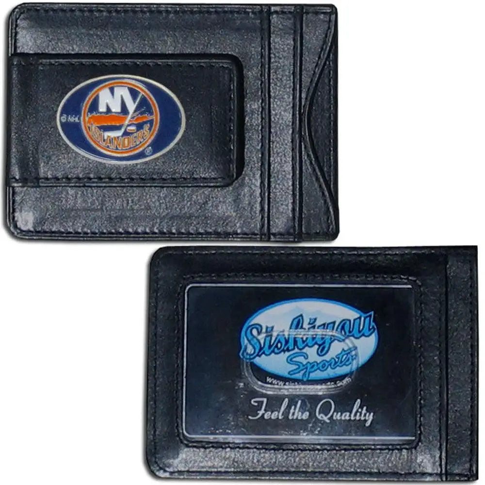 New York Islanders® Leather Cash & Cardholder - Siskiyou Buckle - Flyclothing LLC