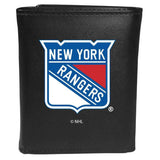 New York Rangers® Leather Tri-fold Wallet, Large Logo - Siskiyou Buckle - Flyclothing LLC