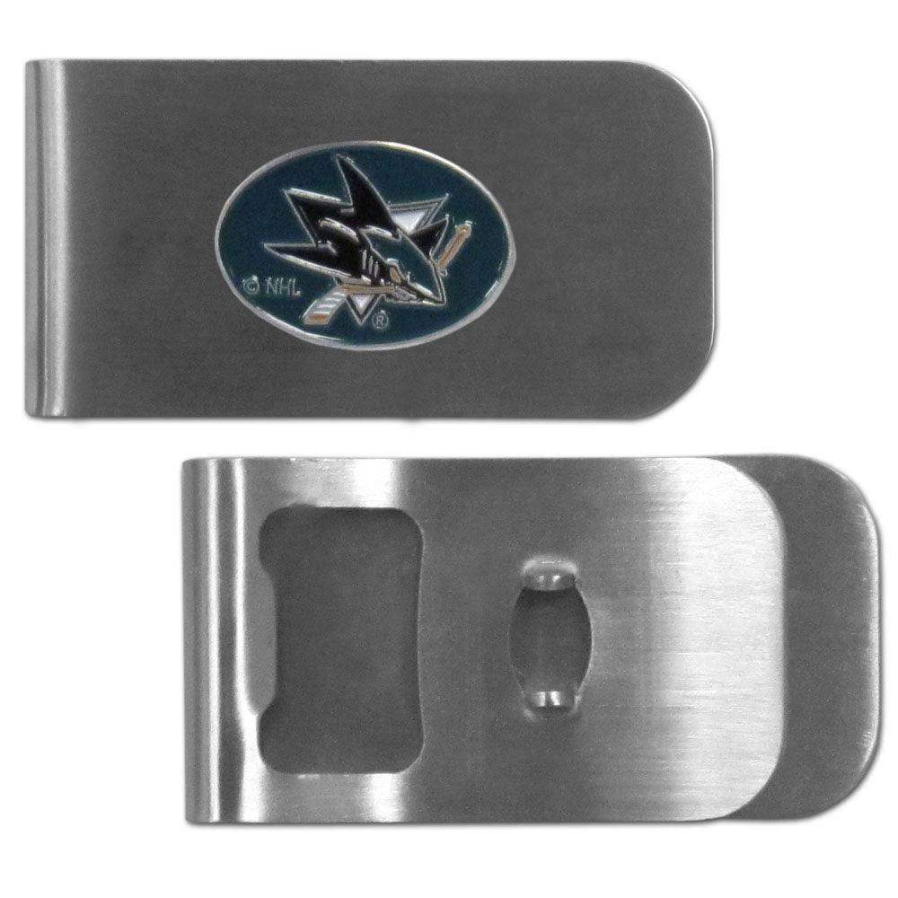 San Jose Sharks® Bottle Opener Money Clip - Siskiyou Buckle - Flyclothing LLC
