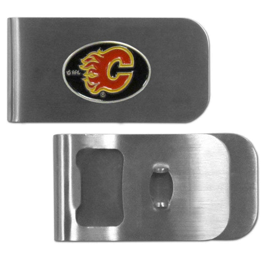Calgary Flames® Bottle Opener Money Clip - Flyclothing LLC