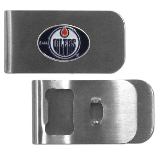 Edmonton Oilers® Bottle Opener Money Clip - Siskiyou Buckle