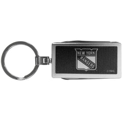 New York Rangers® Multi-tool Key Chain, Black - Siskiyou Buckle