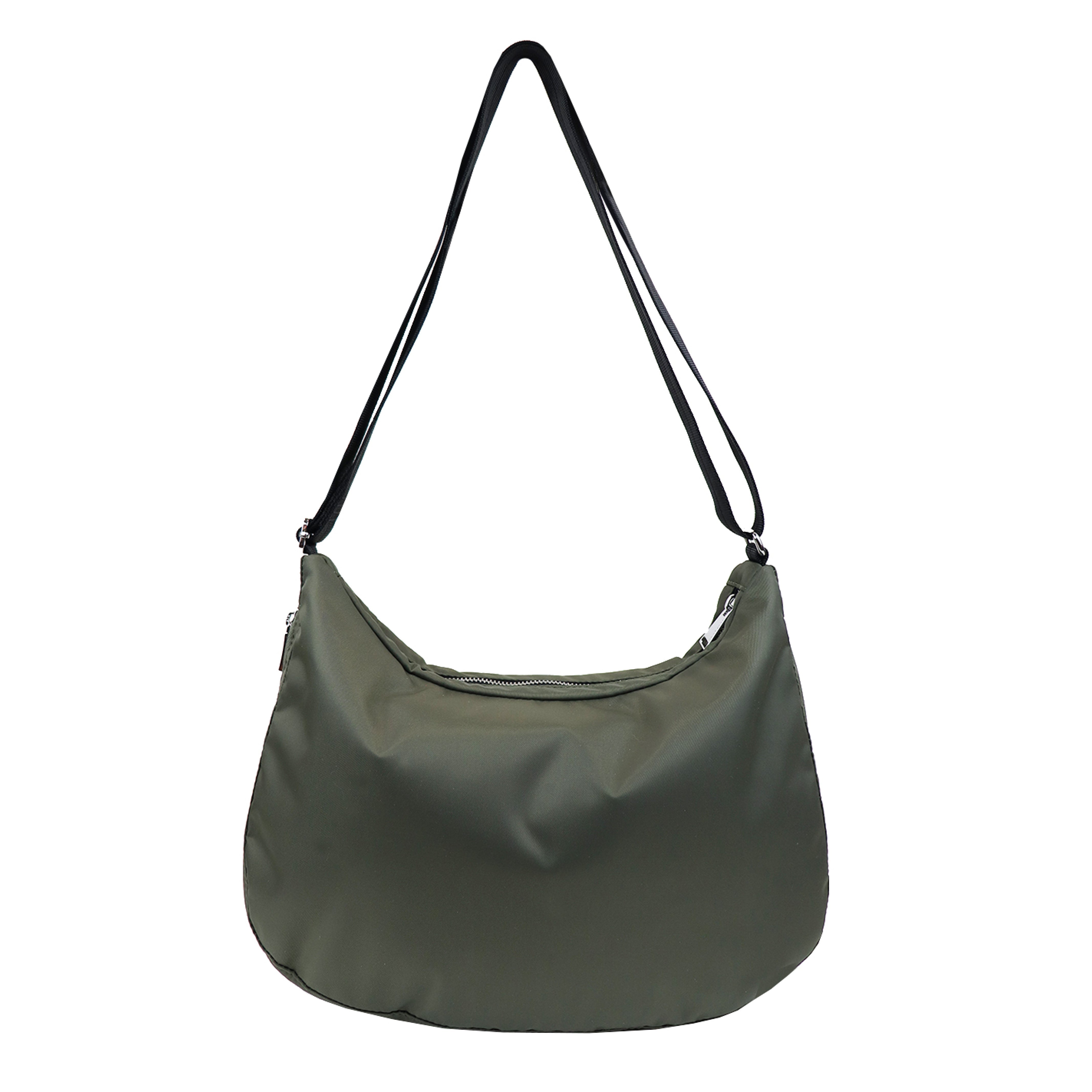 Hedgren Ann Sustainably Made Expandable Hobo Olive Night