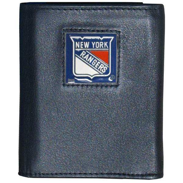New York Rangers® Leather Tri-fold Wallet - Siskiyou Buckle - Flyclothing LLC