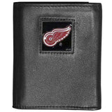 Detroit Red Wings® Deluxe Leather Tri-fold Wallet - Siskiyou Buckle