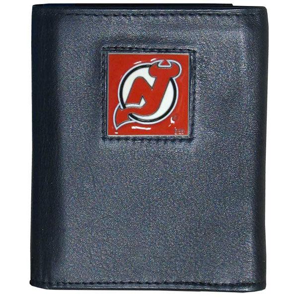 New Jersey Devils® Leather Tri-fold Wallet - Flyclothing LLC