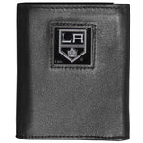 Los Angeles Kings® Deluxe Leather Tri-fold Wallet Packaged in Gift Box - Siskiyou Buckle