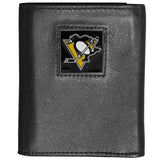 Pittsburgh Penguins® Leather Tri-fold Wallet - Siskiyou Buckle