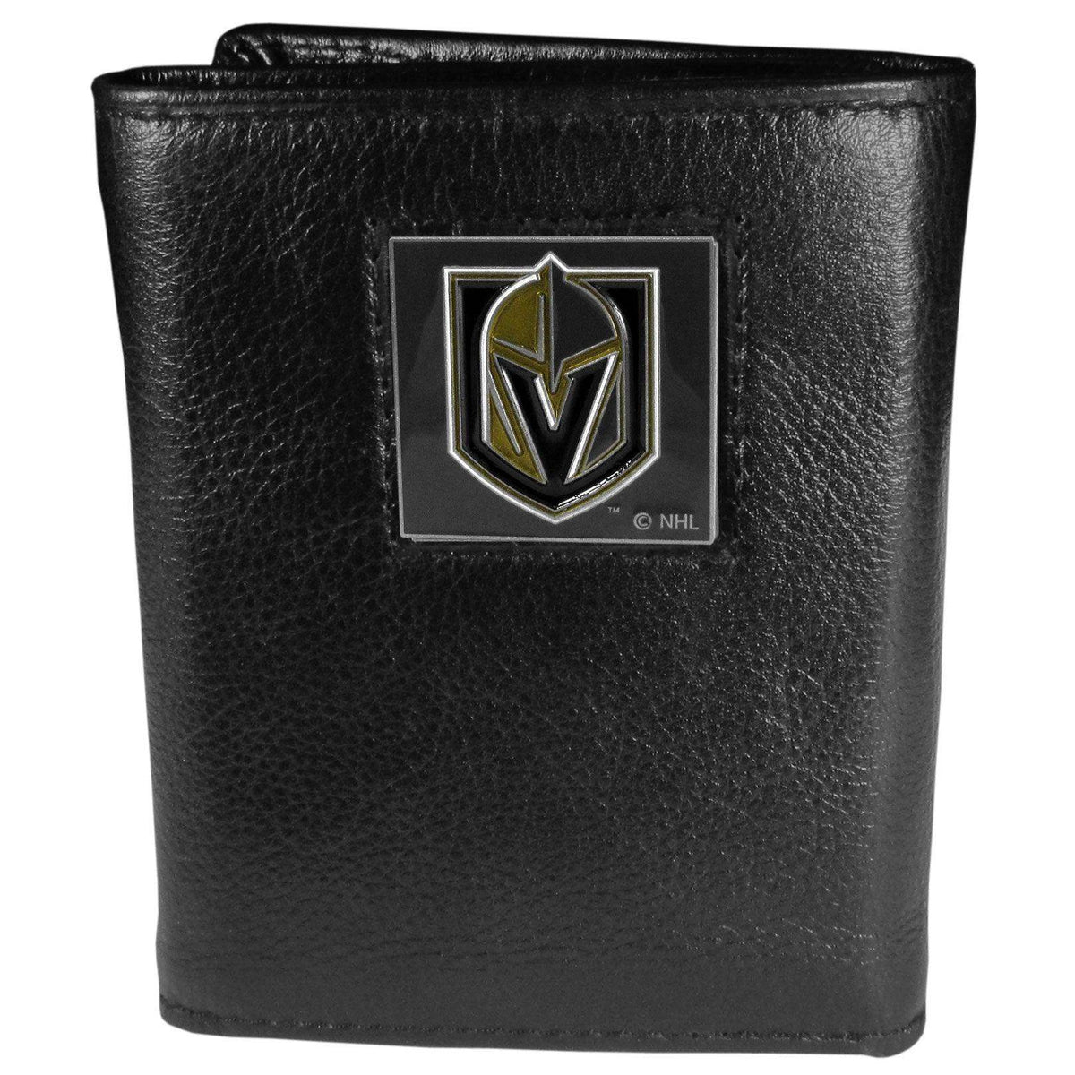 Vegas Golden Knights Leather Tri-fold Wallet - Siskiyou Buckle - Flyclothing LLC