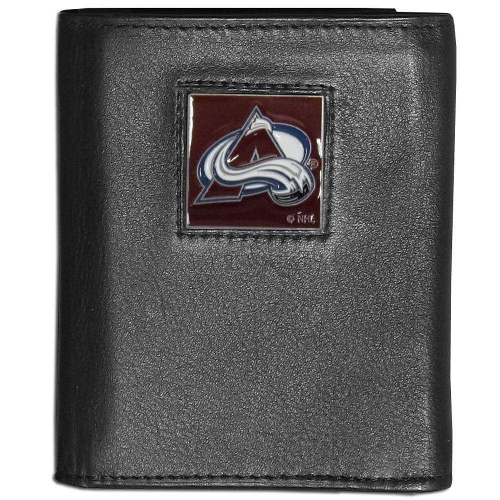 Colorado Avalanche® Leather Tri-fold Wallet - Siskiyou Buckle