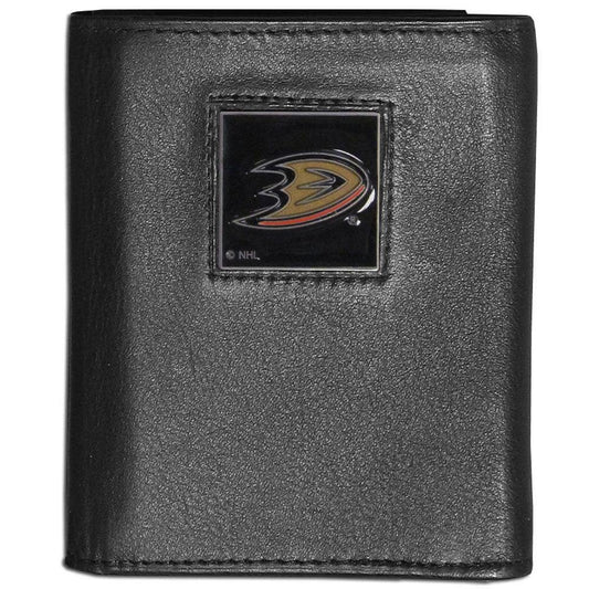 Anaheim Ducks® Leather Tri-fold Wallet - Siskiyou Buckle