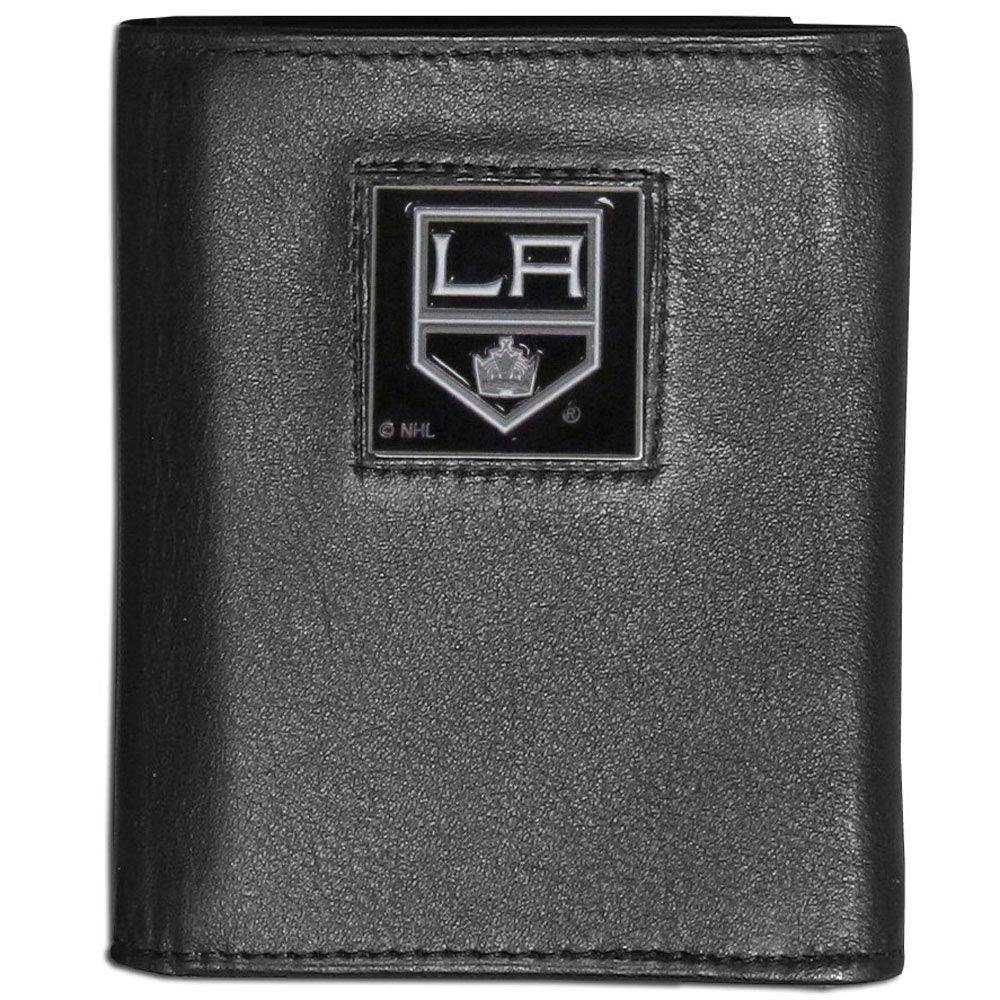 Los Angeles Kings® Leather Tri-fold Wallet - Siskiyou Buckle