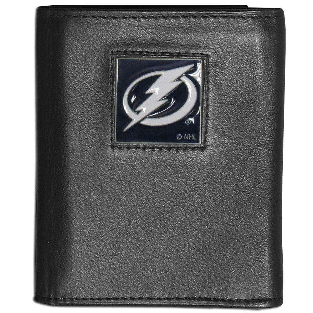 Tampa Bay Lightning® Leather Tri-fold Wallet - Siskiyou Buckle - Flyclothing LLC
