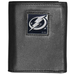 Tampa Bay Lightning® Leather Tri-fold Wallet - Flyclothing LLC
