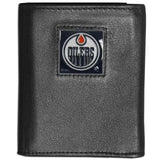 Edmonton Oilers® Leather Tri-fold Wallet - Siskiyou Buckle