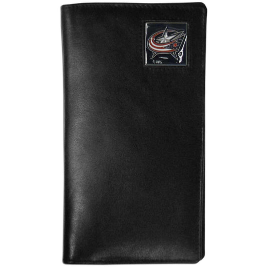 Columbus Blue Jackets® Leather Tall Wallet - Siskiyou Buckle