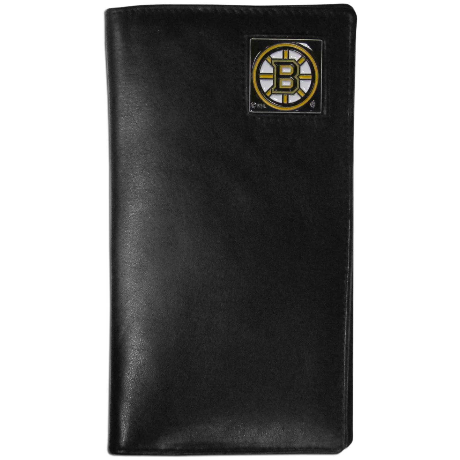 Boston Bruins® Leather Tall Wallet - Flyclothing LLC