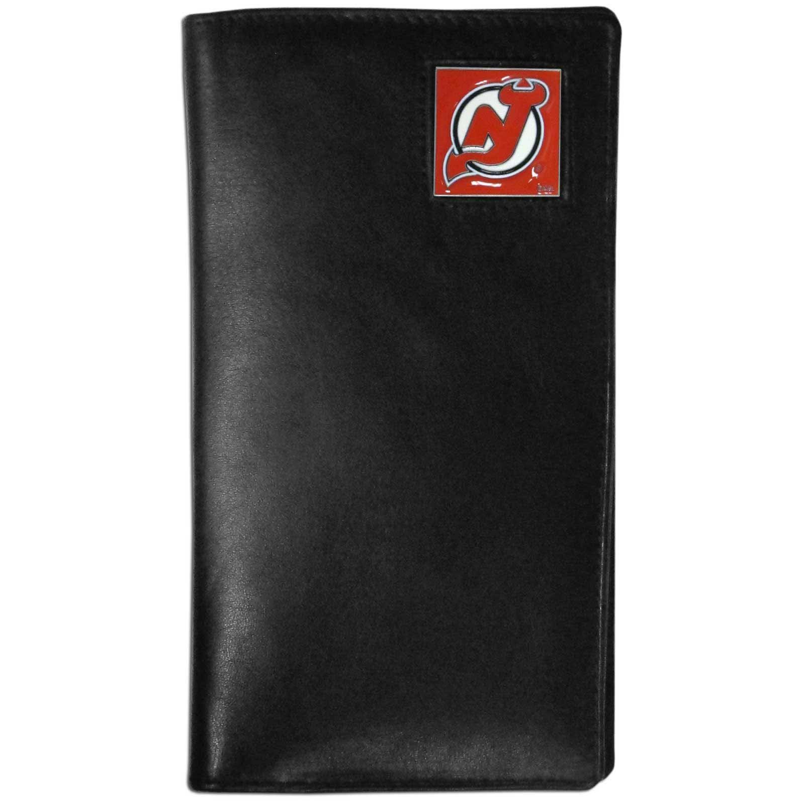 New Jersey Devils® Leather Tall Wallet - Siskiyou Buckle