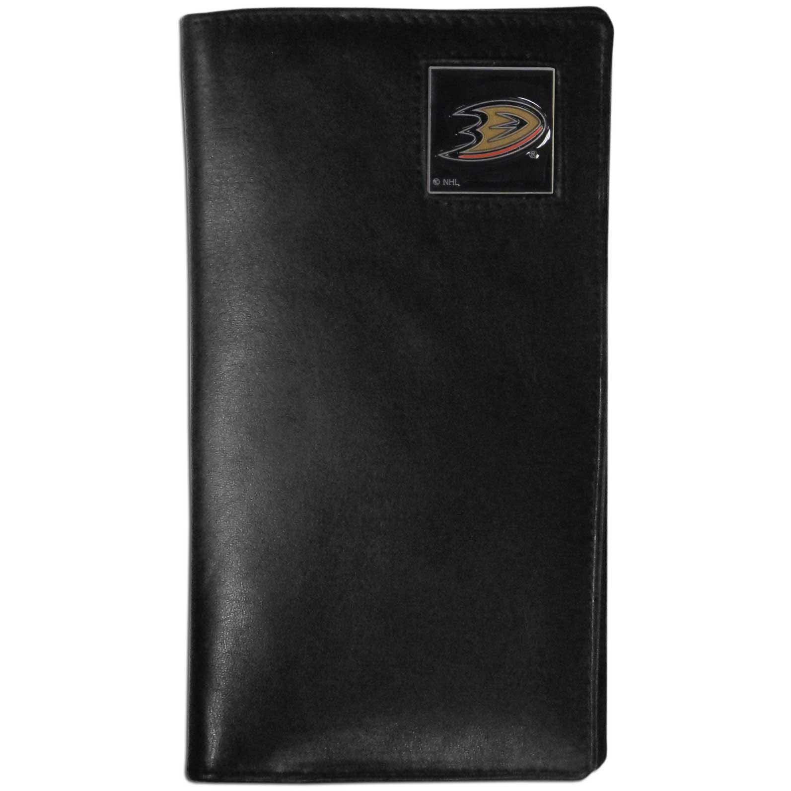 Anaheim Ducks® Leather Tall Wallet - Siskiyou Buckle