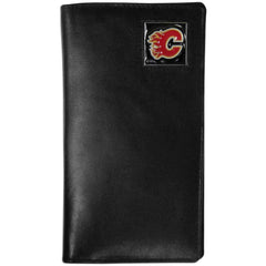 Calgary Flames® Leather Tall Wallet - Siskiyou Buckle