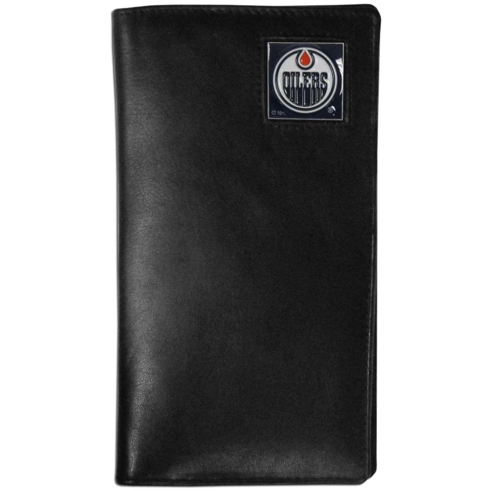 Edmonton Oilers® Leather Tall Wallet - Siskiyou Buckle