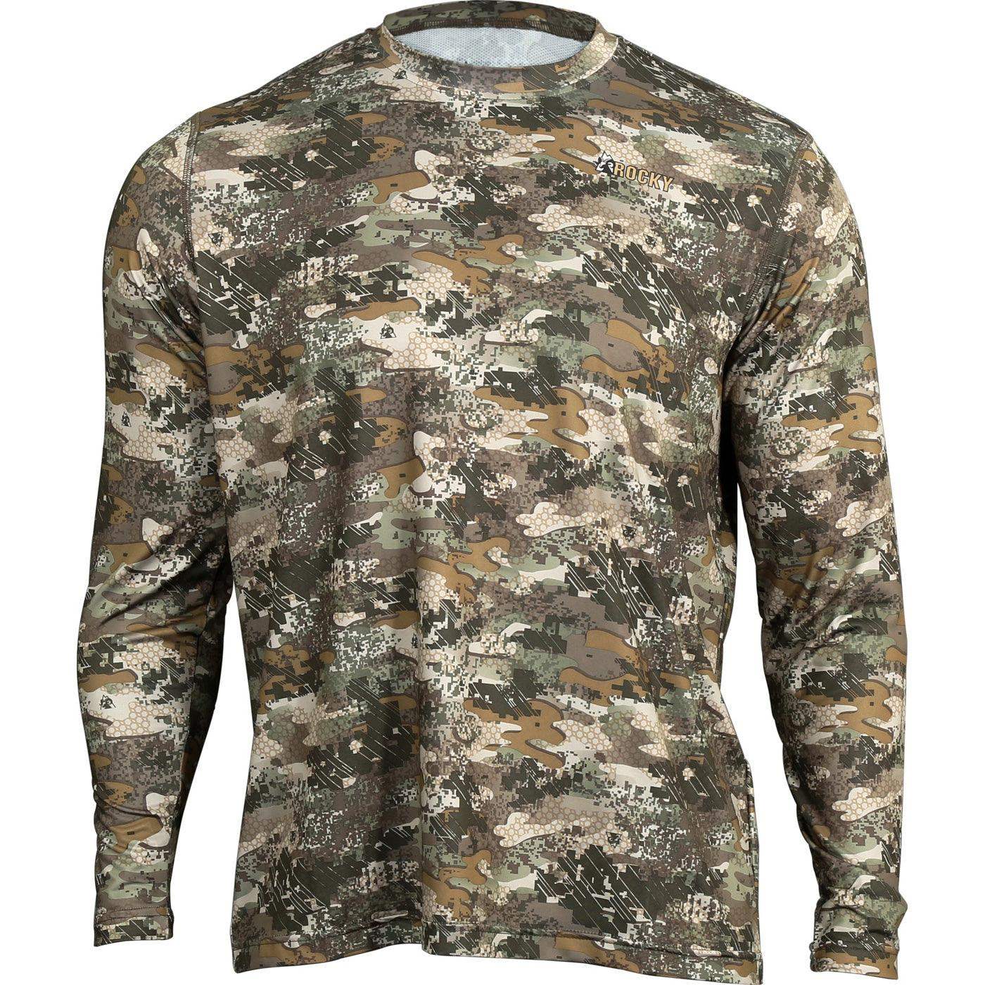 Rocky Camo Long-Sleeve Performance Tee Shirt - Rocky Boots - Flyclothing LLC
