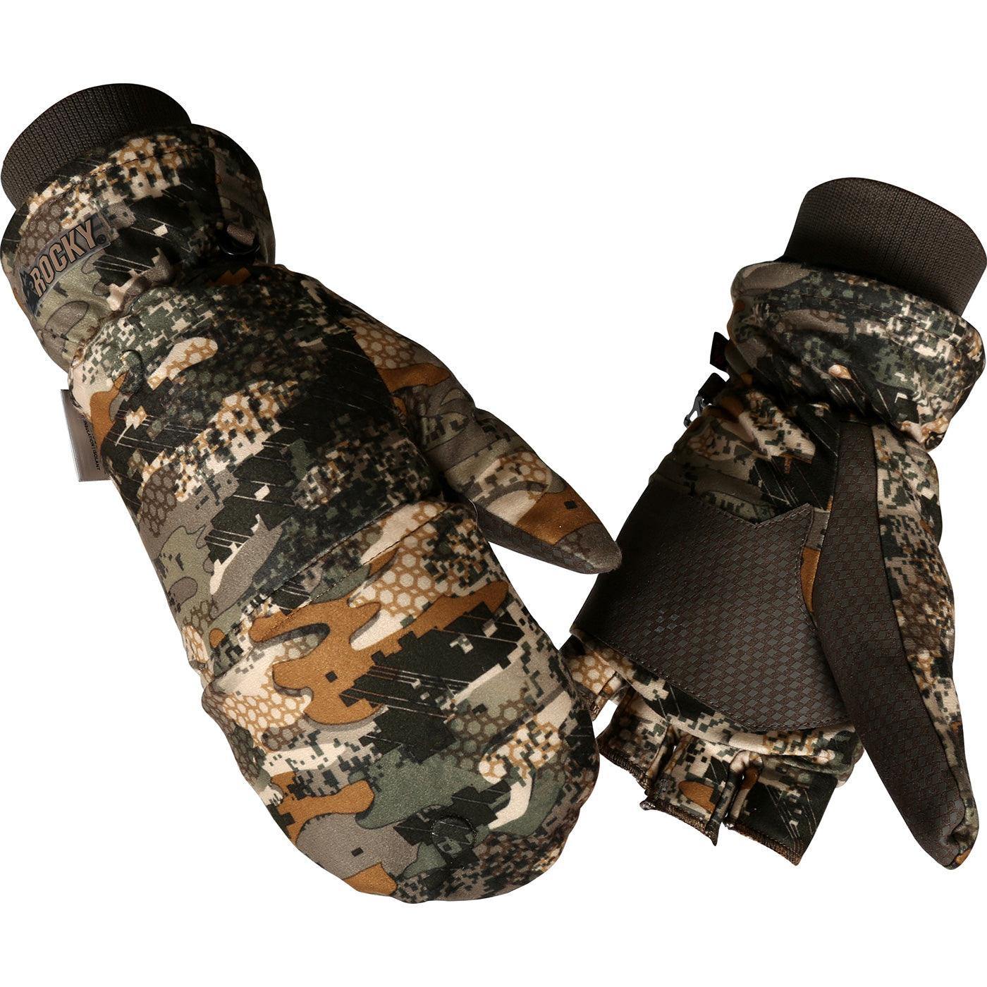 Gants camouflage boisé polyester