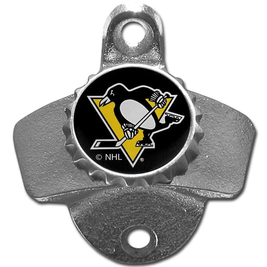 Pittsburgh Penguins® Wall Mounted Bottle Opener - Siskiyou Buckle