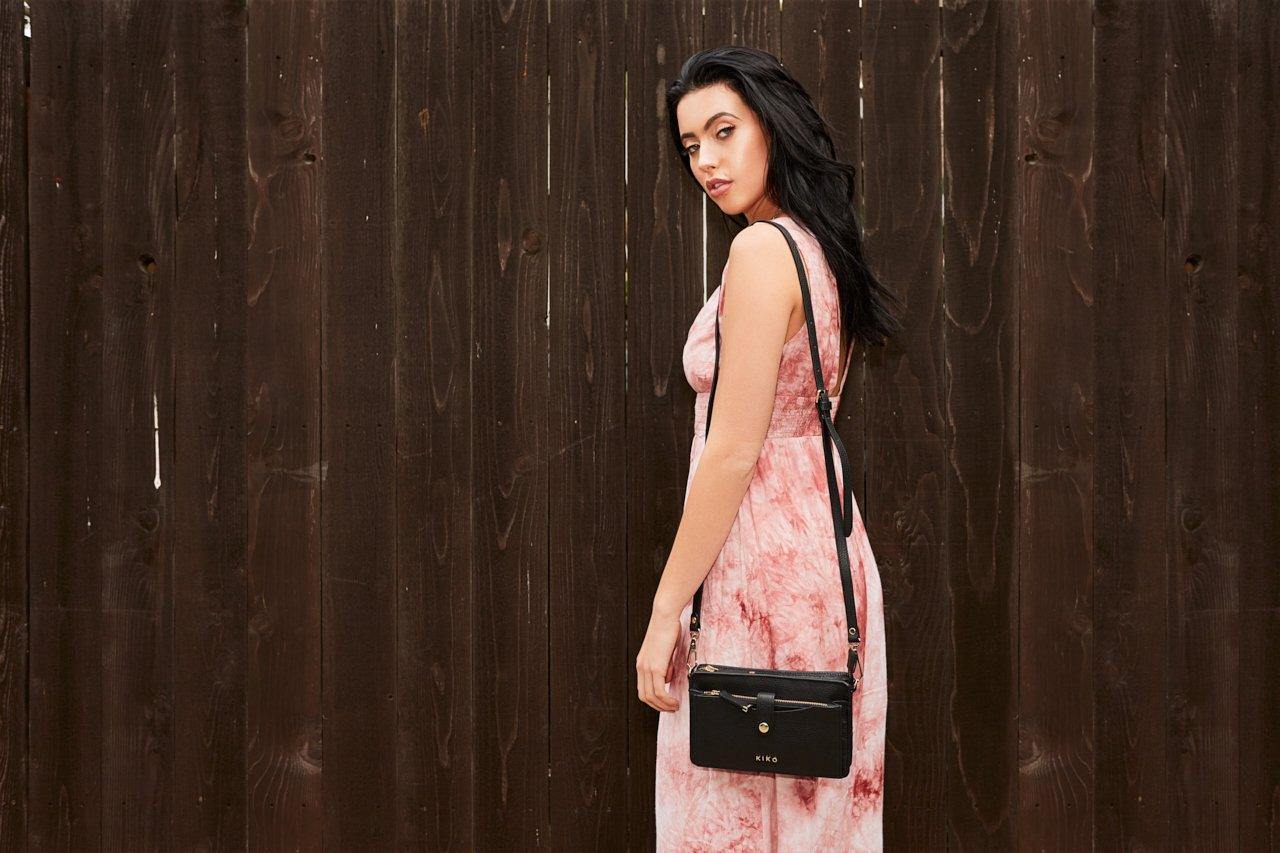 Kiko Leather Wallet Crossbody - Kiko