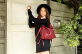 Kiko Leather Versatile Shoulder Bag - Kiko - Flyclothing LLC
